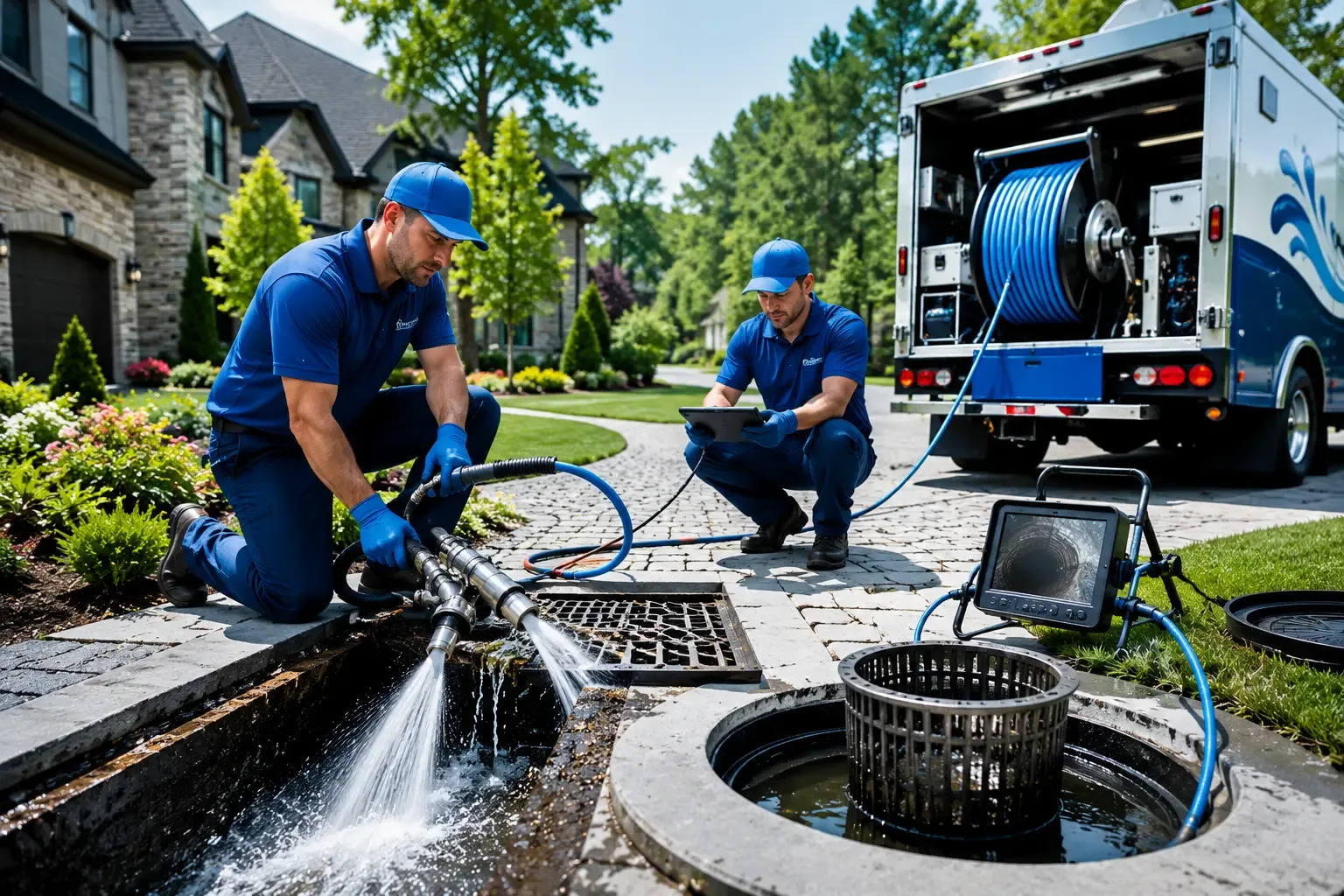 Local outdoor drain cleaning professionals in Hathaway Pines, CA
